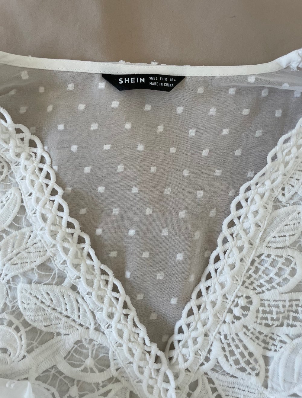 Weißes Sommer-Top