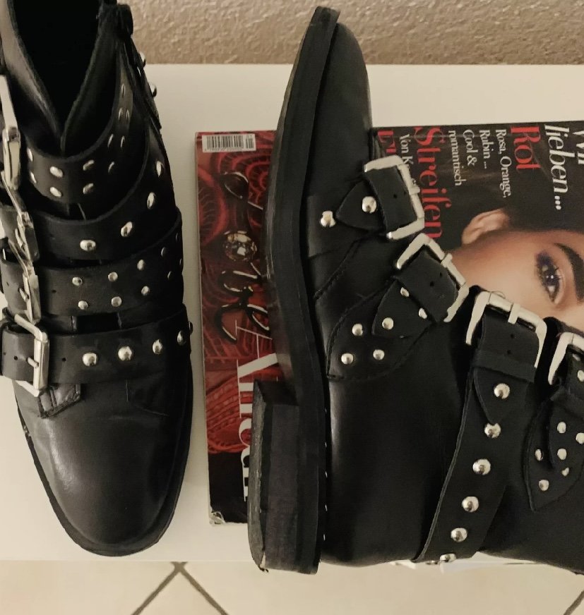 Nieten Booties neuwertig 37