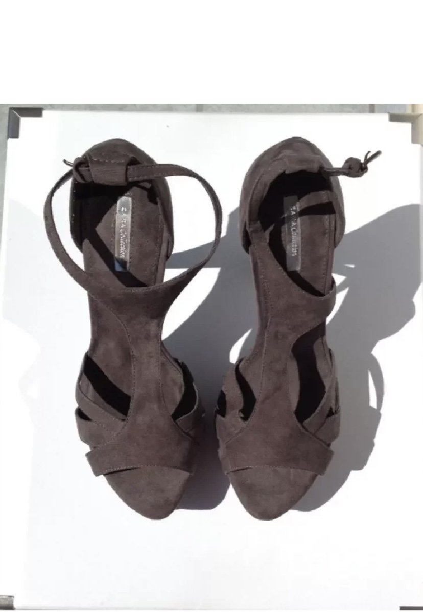 Zara Sandale grau neu 38