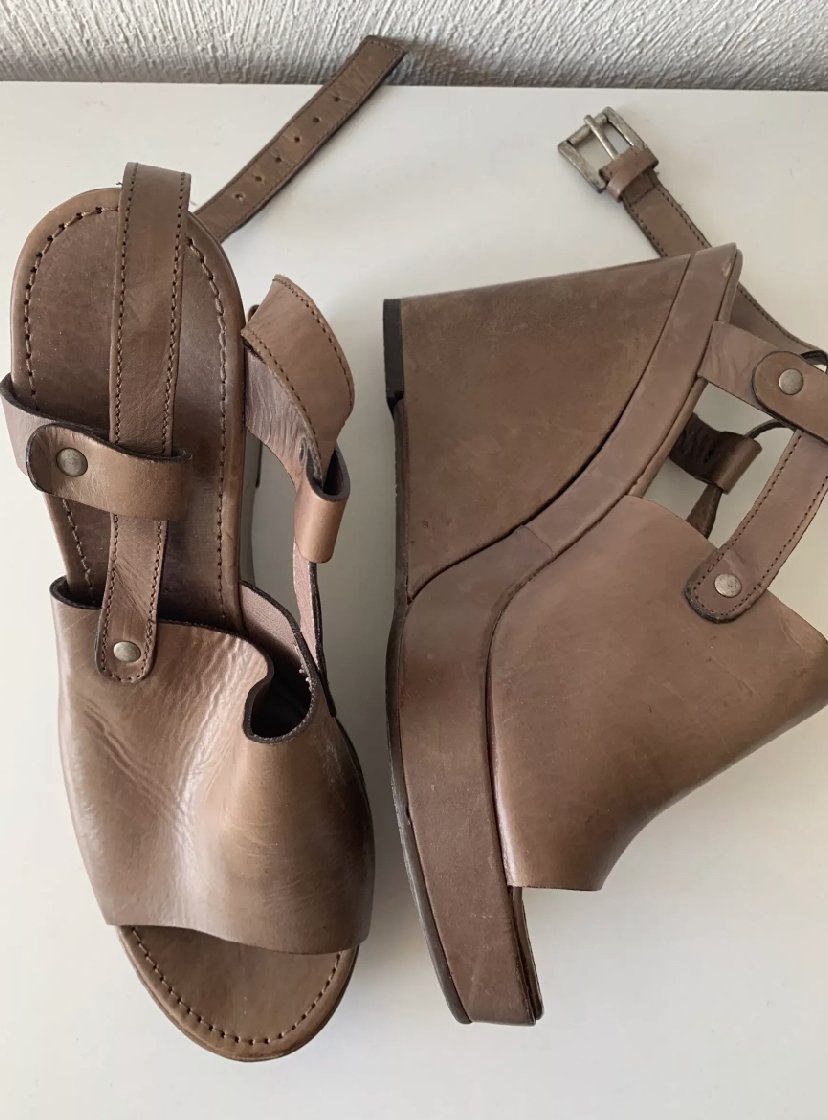 Alberto Fermani Plateau Sandalen 37