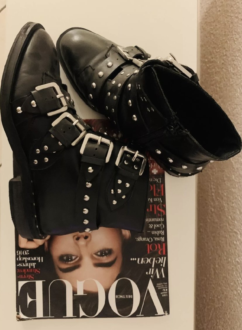 Nieten Booties neuwertig 37