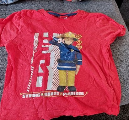 Feuerwehrmann Sam T-Shirt Grösse 110/116