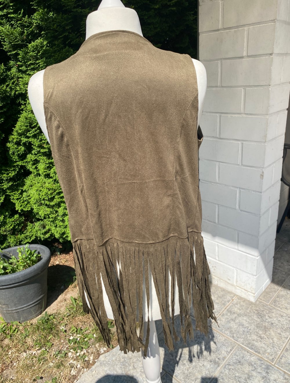 Hippie- Fransenjacke, leicht, 42
