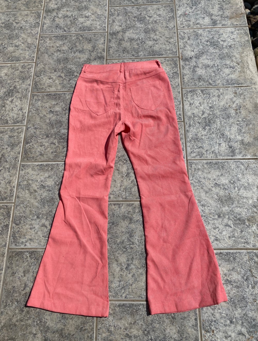 Rosa Cord- Schlaghose, neu, 36