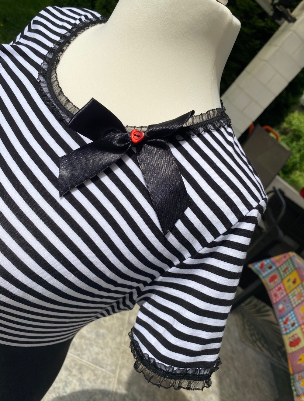 Ringeloberteil, super schick, 38