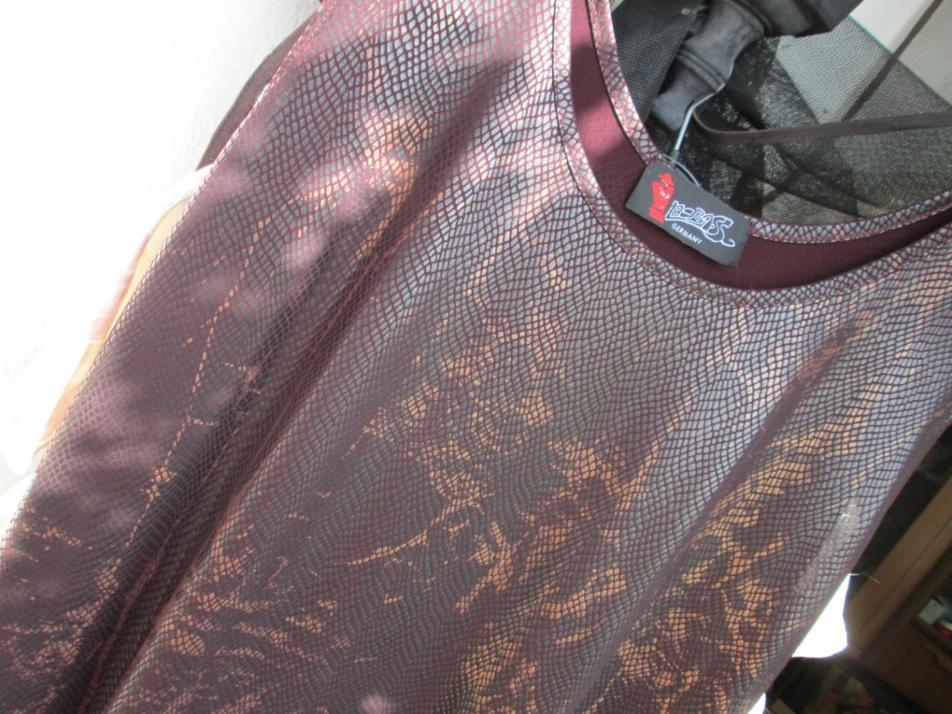 braunes Maxikleid