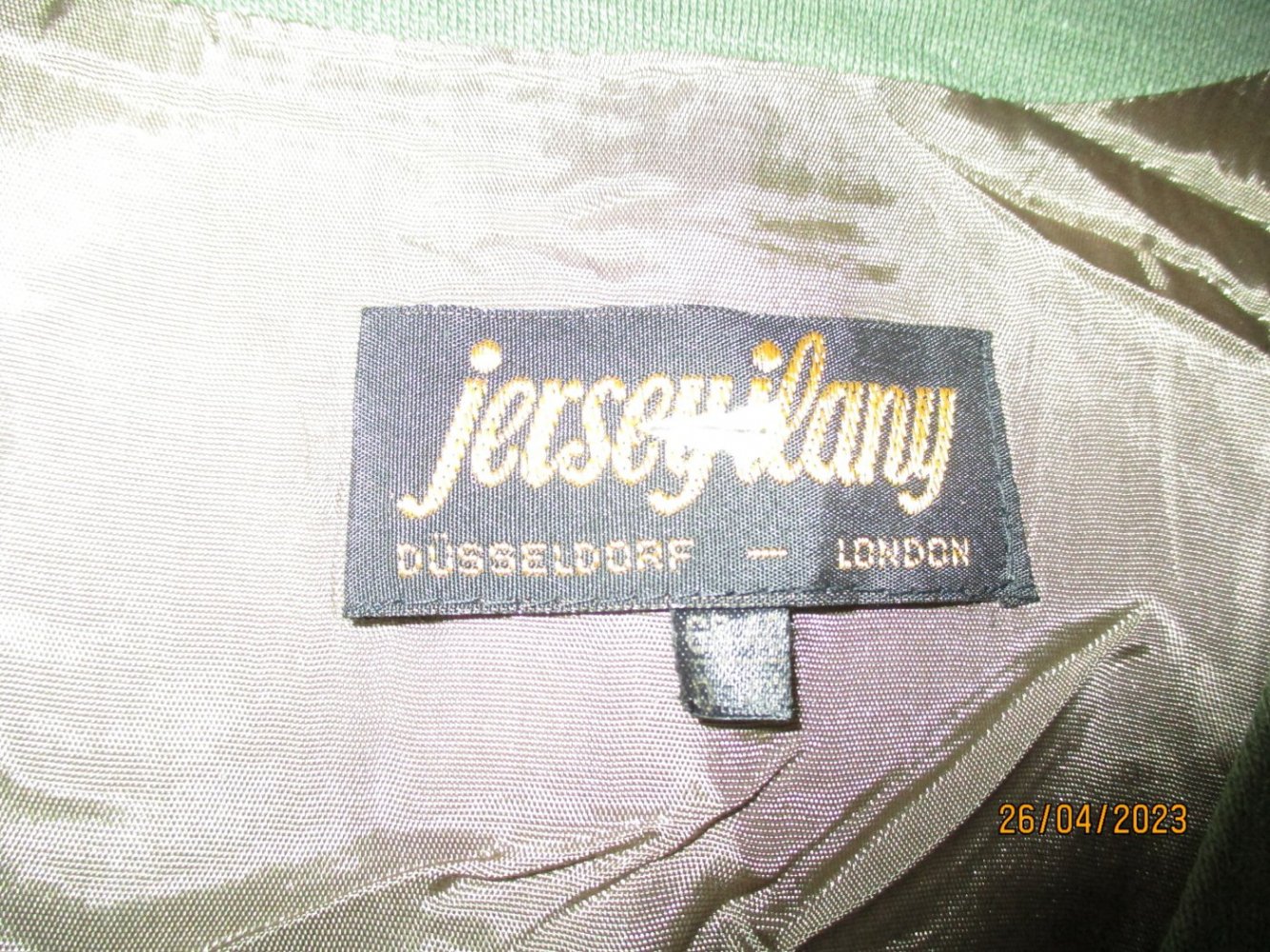 grünes Vintage-Kleid