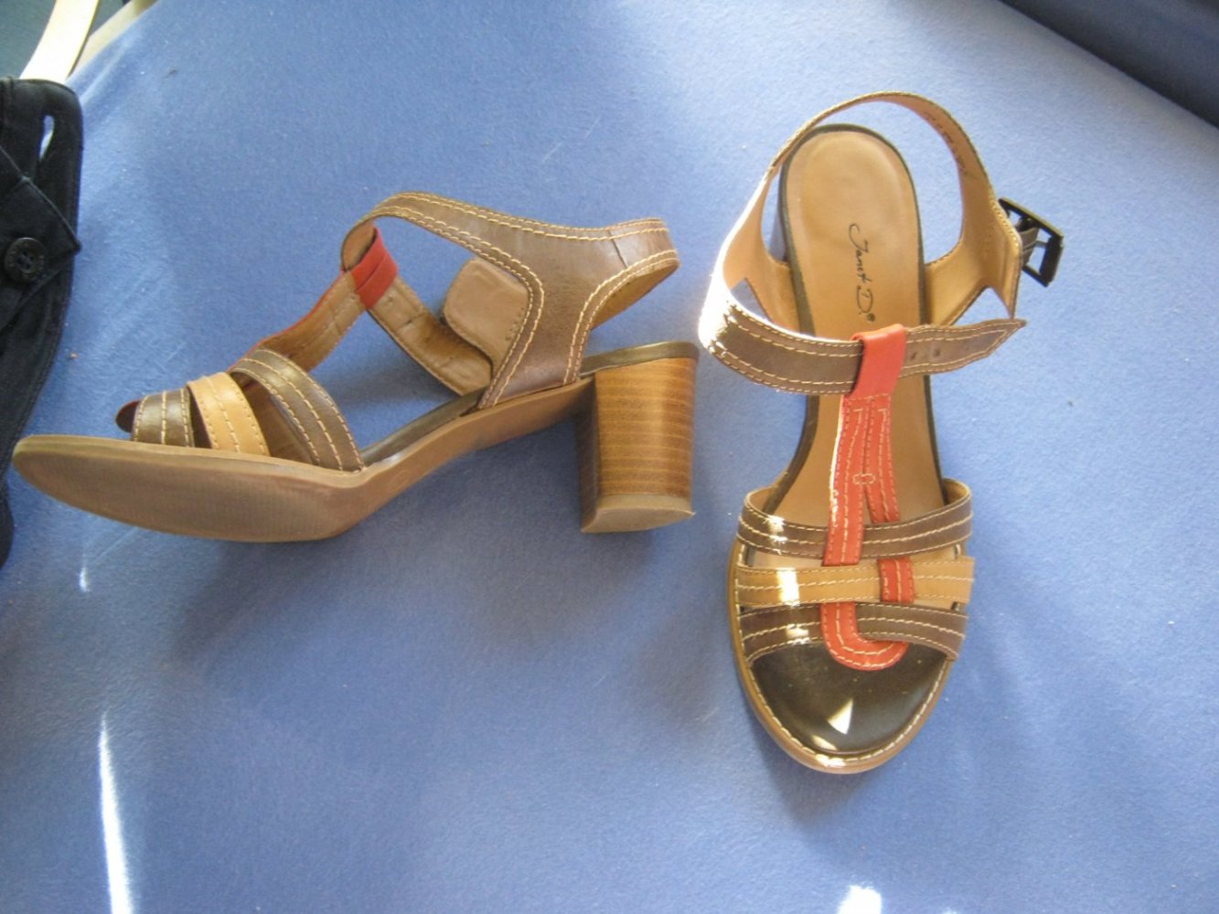 Leder-Sommersandalen