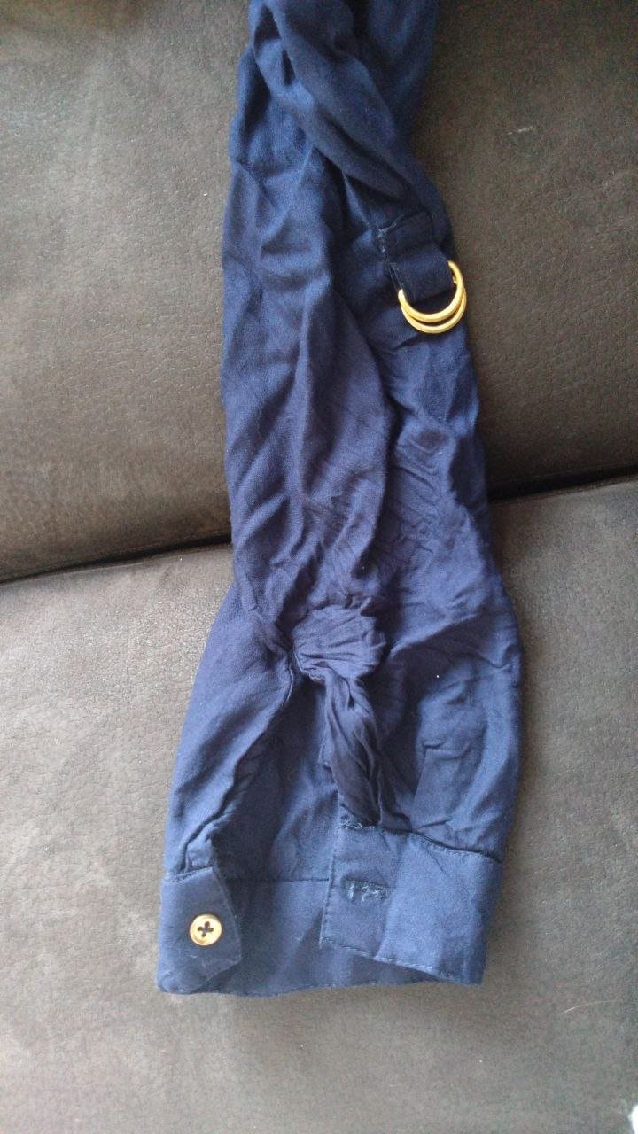 Blaue schicke Bluse