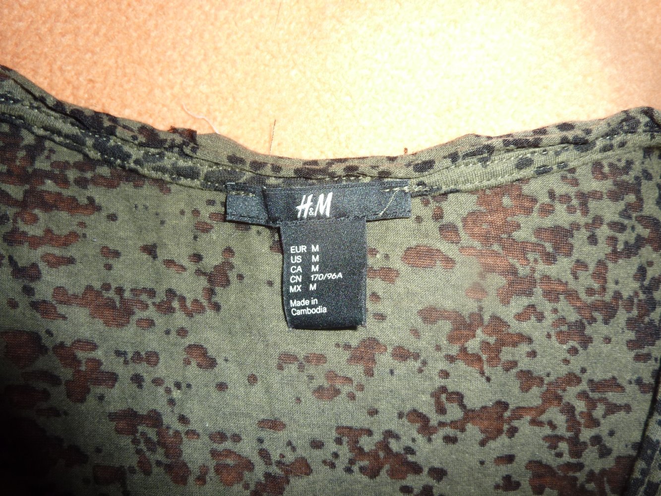 Damen TOP M 40 Sommertop khaki oliv schwarz Minikleid H und M Longtop Tunika Hängerchen Minikleid