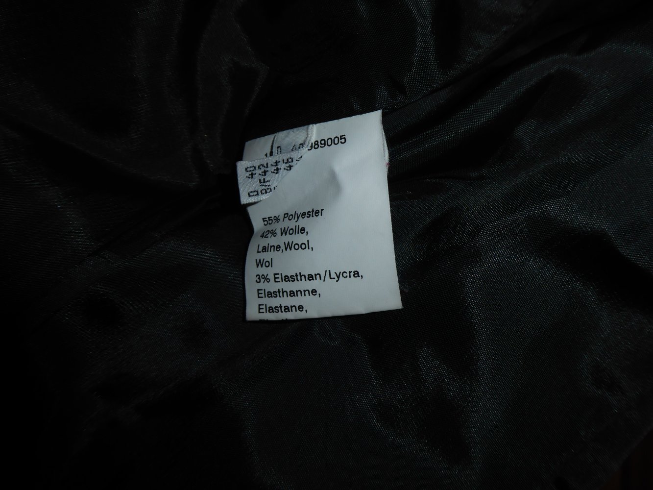 Damen Kostüm Gr. 40 M grau WollBlazer Jacke Rock KEIN ANzug 42% Wolle Wollrock Zweiteiler