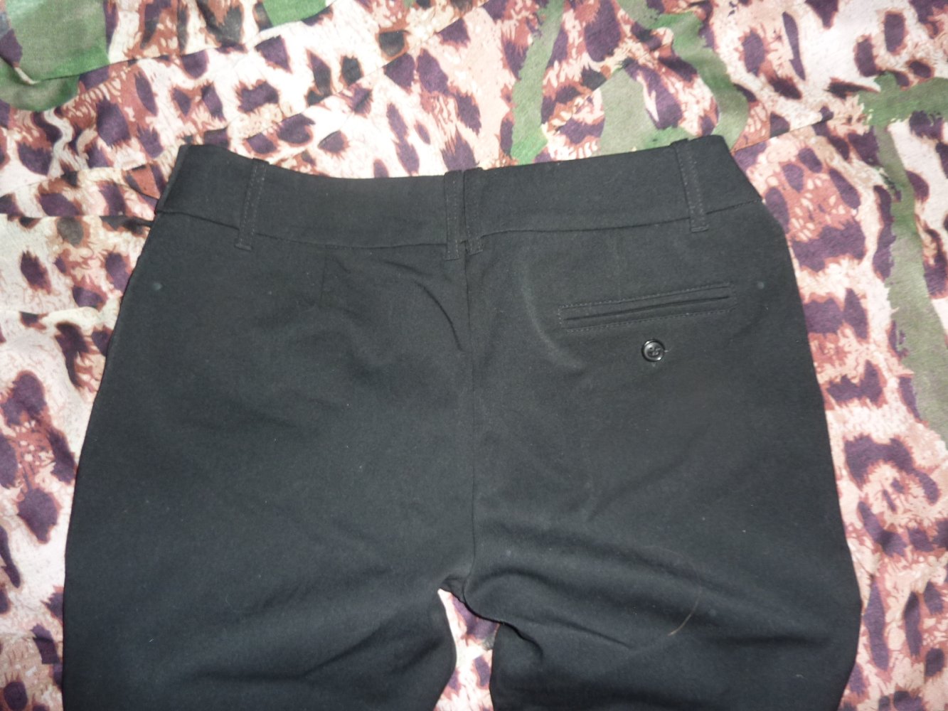 Damen Hose lang S 36 wie 38 Orsay schwarz Stoffhose Anzughose mit Viskose