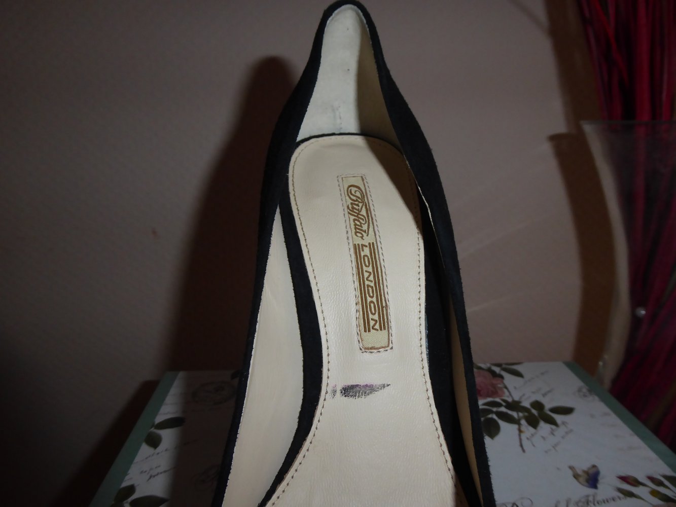 NEU Wildleder Leder Buffalo London Pumps 40 High Heels Schuhe mit Plateau hohem Absatz 14 cm