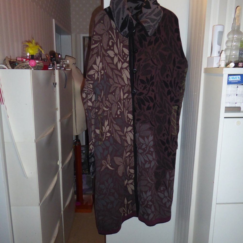 Strickmantel Strickjacke lang L 44 46 Gudrun Sjöden Cardigan Longstrickjacke