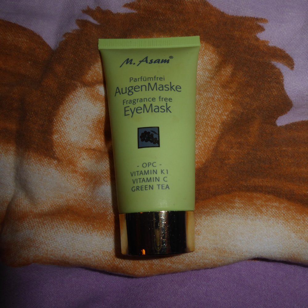 Augenmaske Gel M. ASAM  Eye Mask parfümfrei Grüner Tee 29 € Augenpflege keine Augencreme