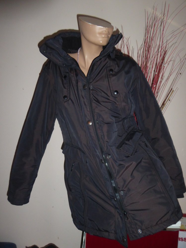 Damen Winterjacke Modell Senses warme Jacke Parka Original Wellensteyn M 40 braun Kapuze 