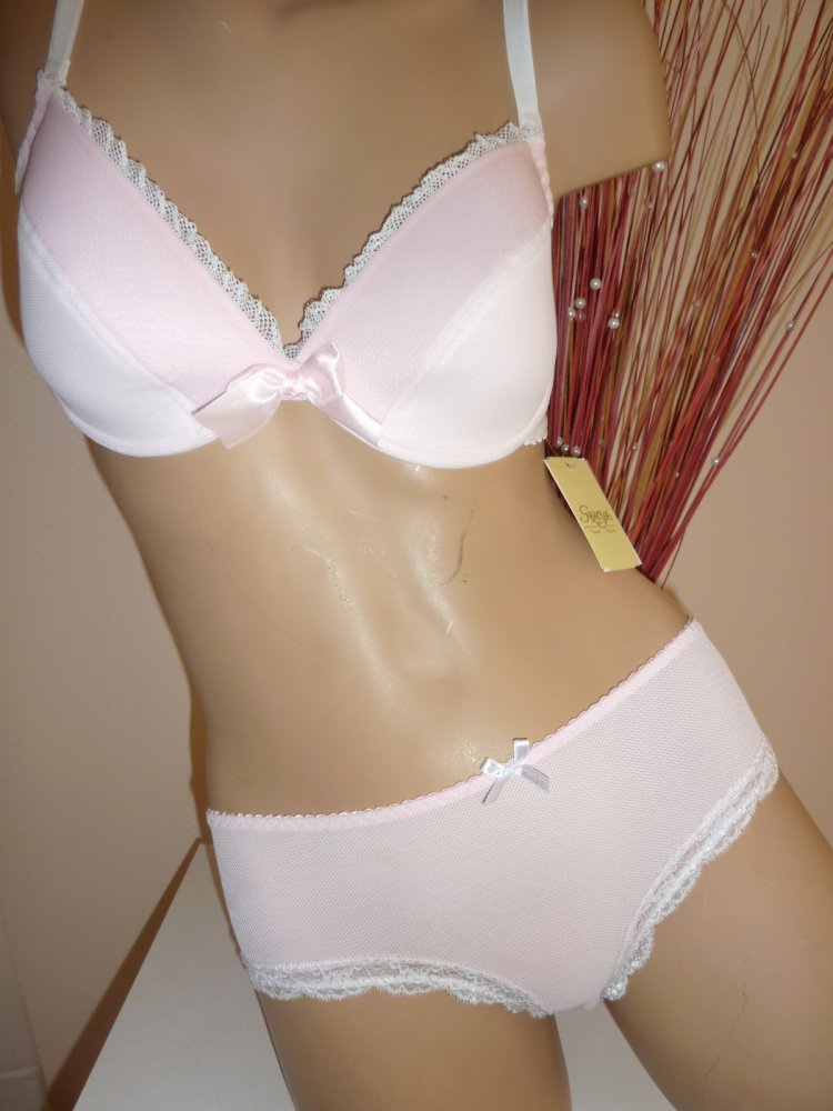 BH kein Set NEU GRACIA Gr. 75E 75 E evtl 75D 75 D Hipster weiss rosa NP 49 €