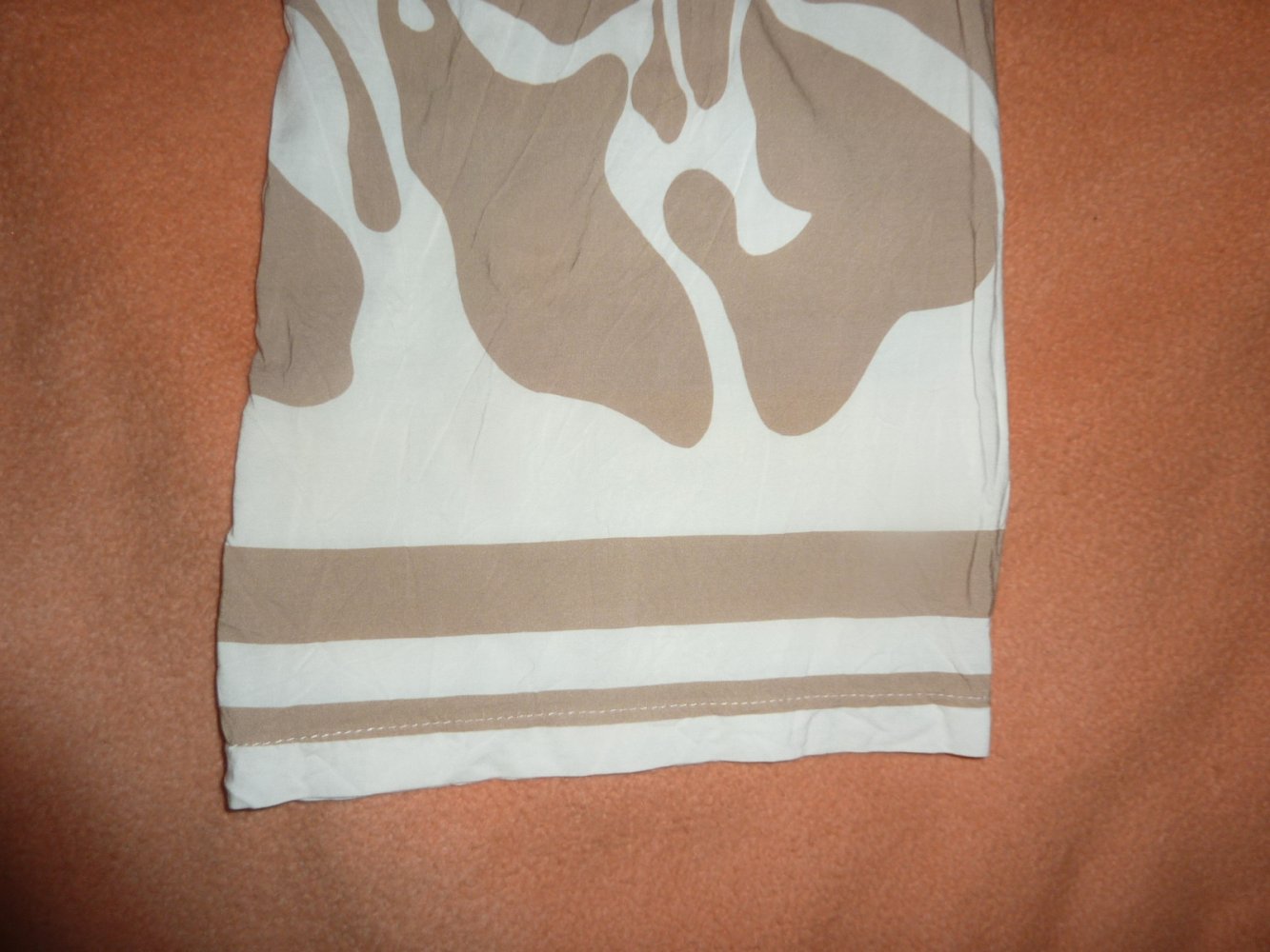Damen Hose NEU M 40 beige creme Viskose weites Bein Marlene Culotte Schlupfhose 