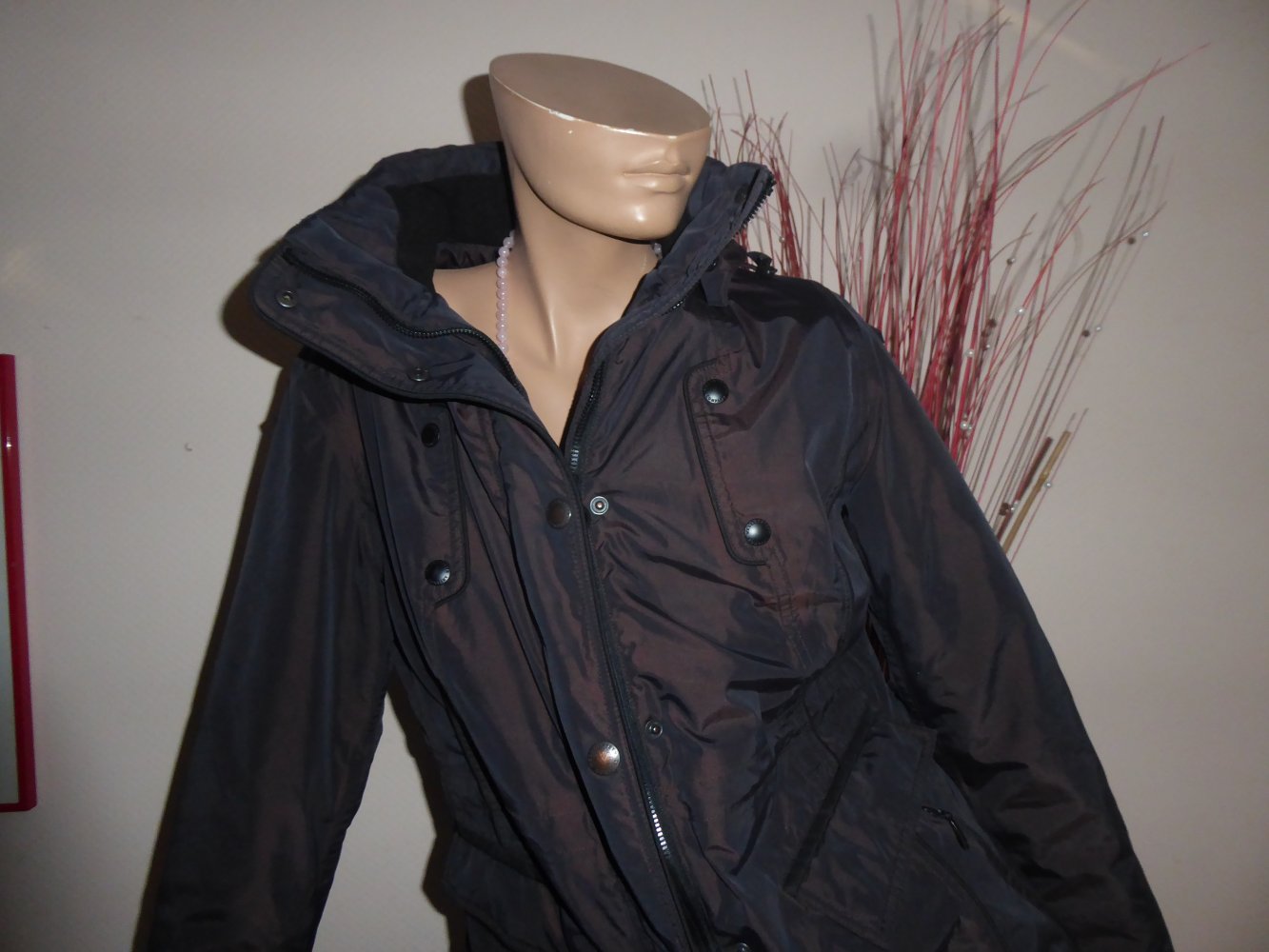 Damen Winterjacke Modell Senses warme Jacke Parka Original Wellensteyn M 40 braun Kapuze 