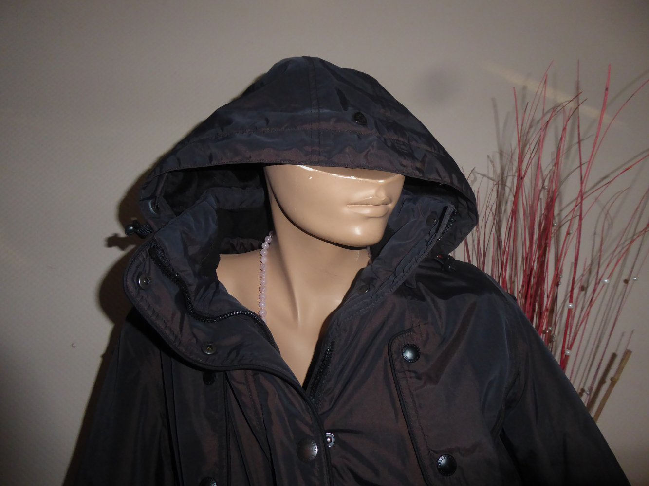 Damen Winterjacke Modell Senses warme Jacke Parka Original Wellensteyn M 40 braun Kapuze 