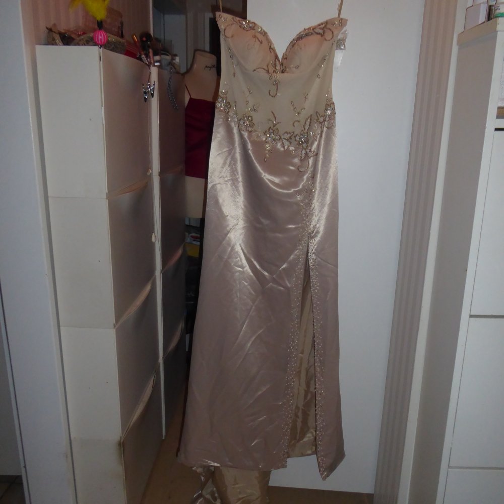 Abendkleid Brautkleid 38 cappuccino beige Standesamtkleid White Dream Ballkleid Hochzeitskleid