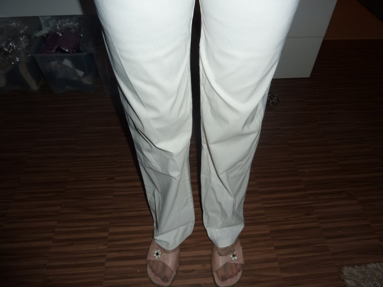 Damen UmstandsHose NEU Gr. 48 XL creme Brauthose KEIN BRautkleid Hochzeit 139 €