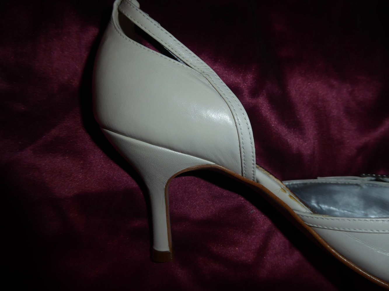 Damen Schuhe Brautschuhe NEU 39 LEDER Hochzeitsschuhe ivory Pumps creme beige NP 139 €