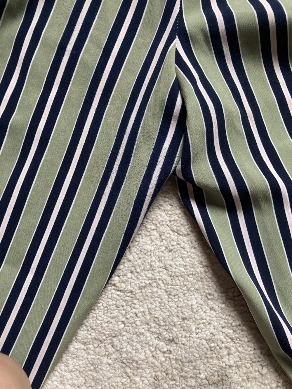 Stoffhose gestreift 