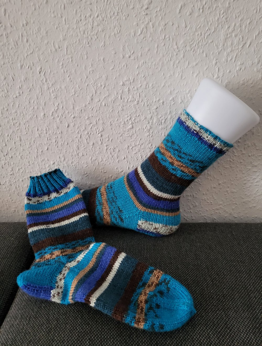 stricksocken Meeresrauschen