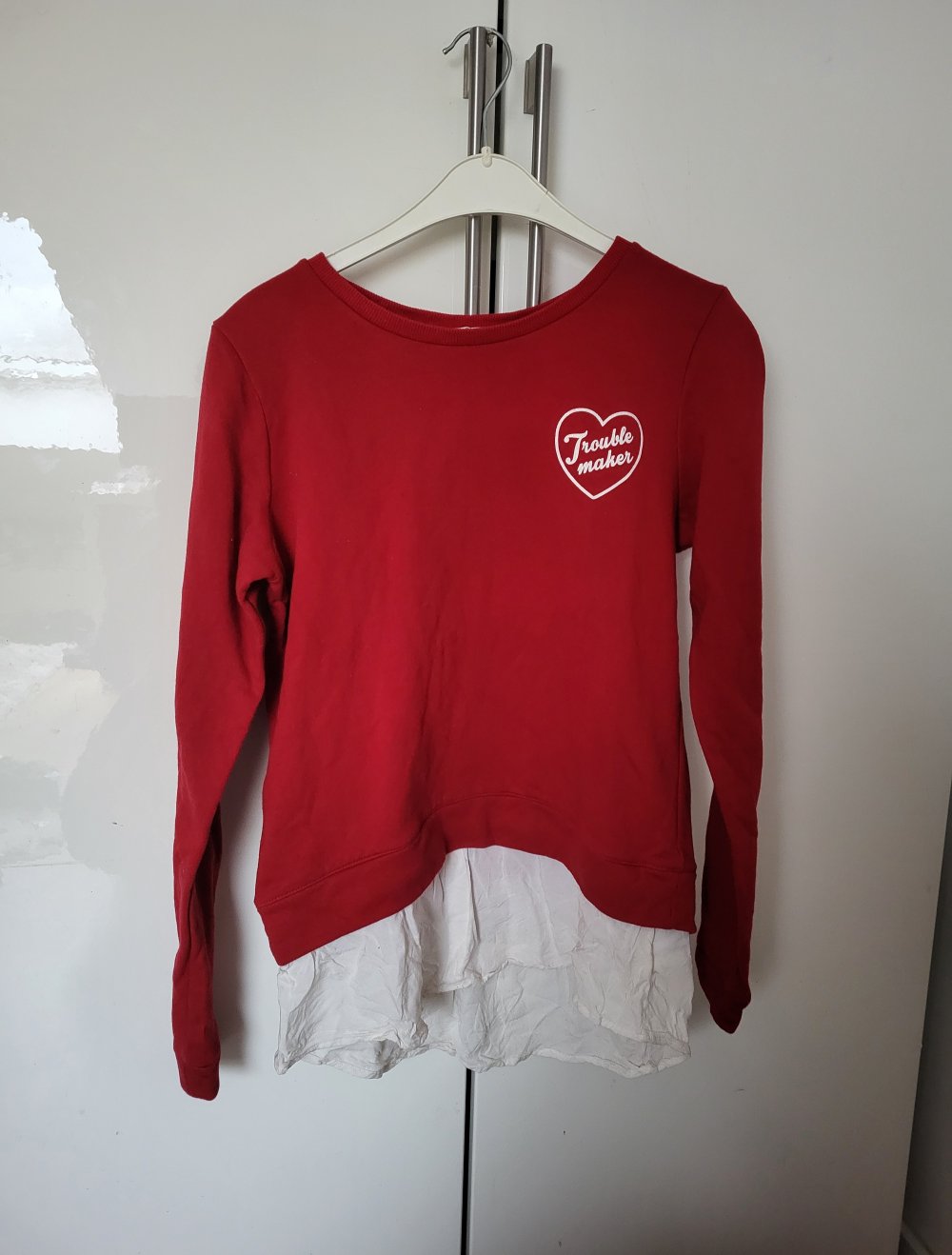 dunkelroter H&M Pullover