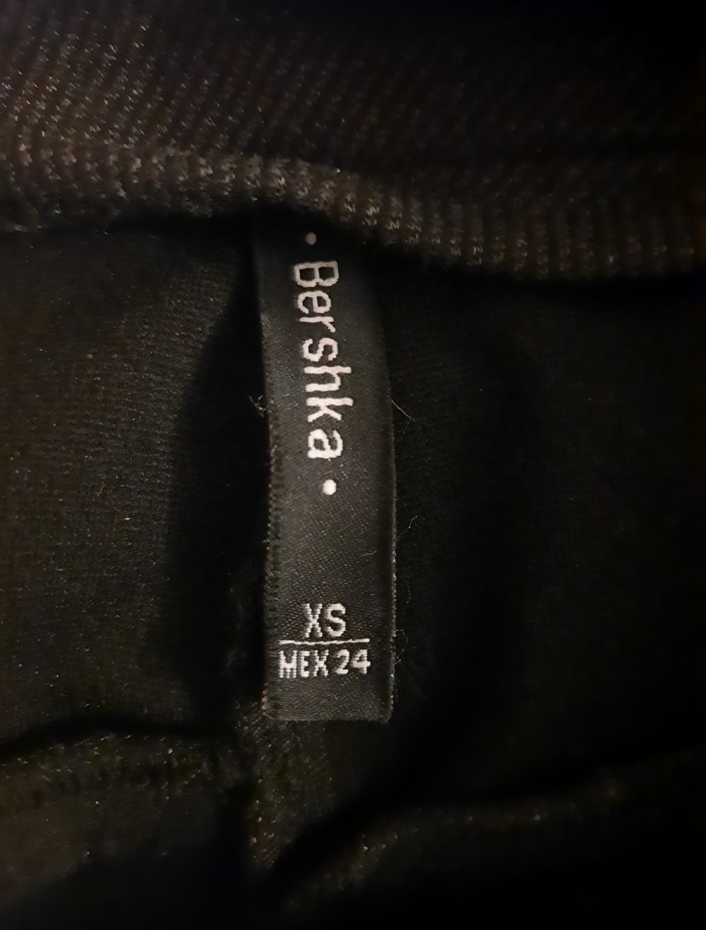 grau schwarze Berschka Jeggings