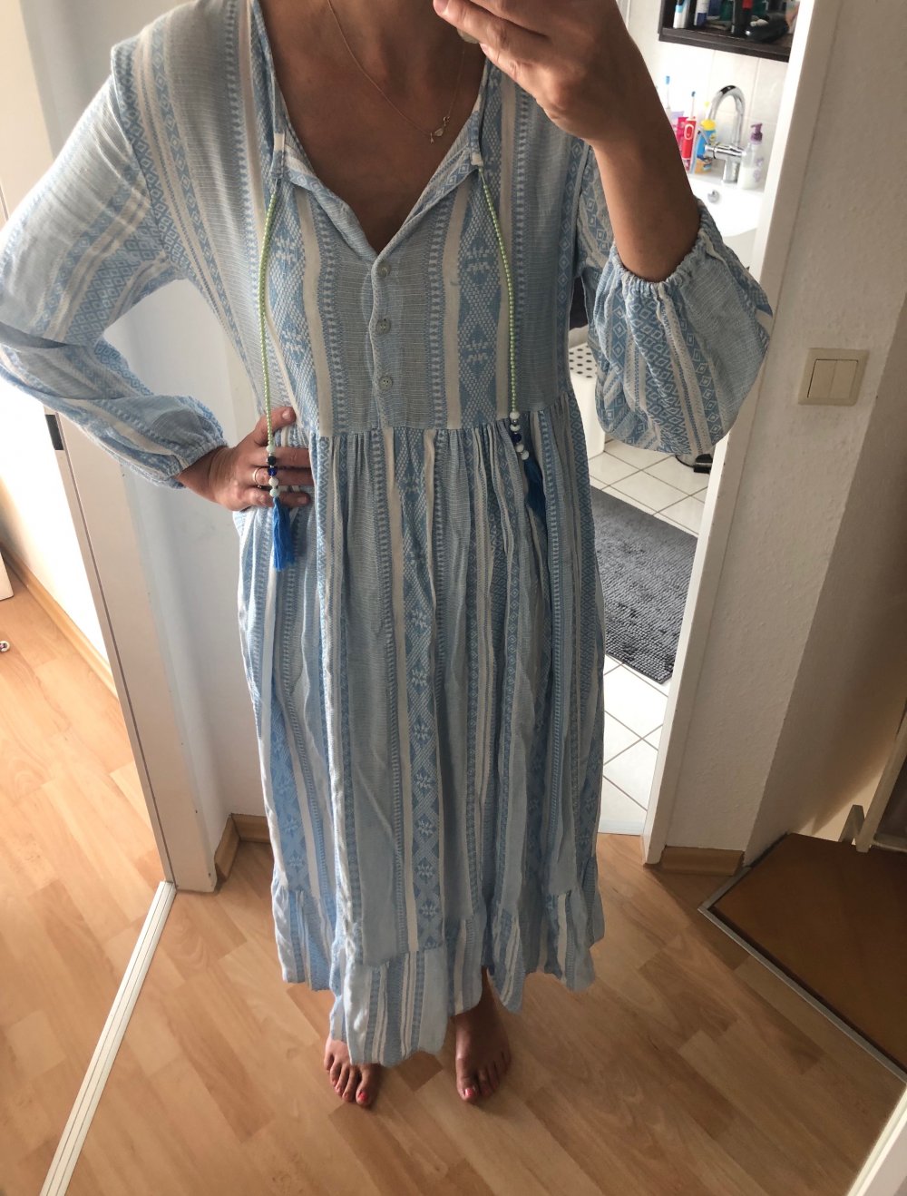 neuwertig Tunika Bohostyle Ibiza Kleid