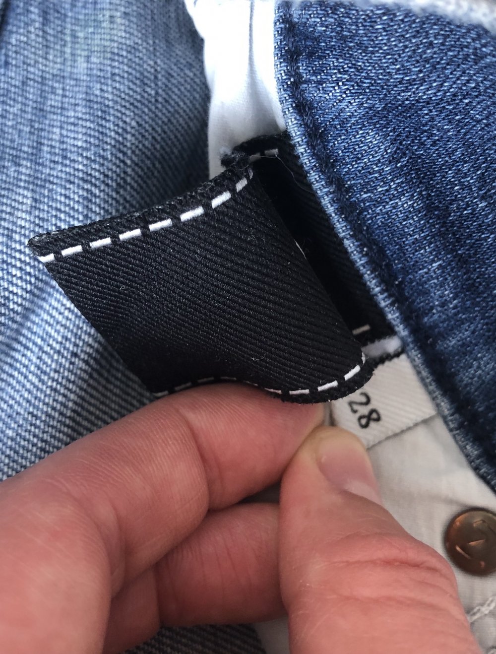 7 for all Mankind Skinny destroyed Jeans 28 er Weite
