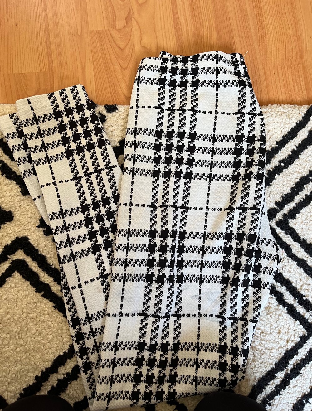 Karierte Leggings