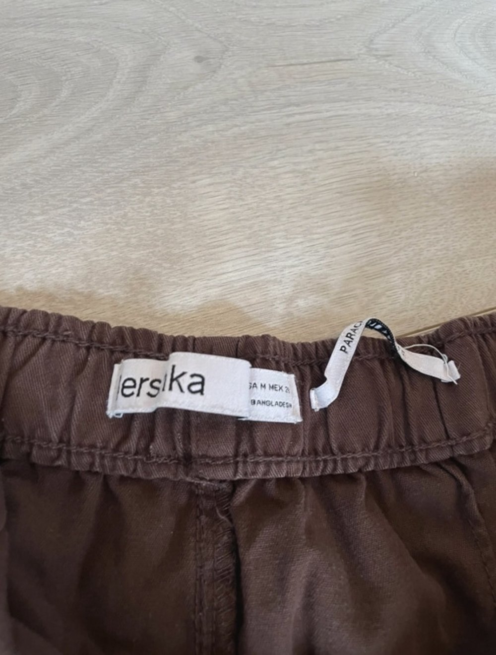 braune parachute pants hose