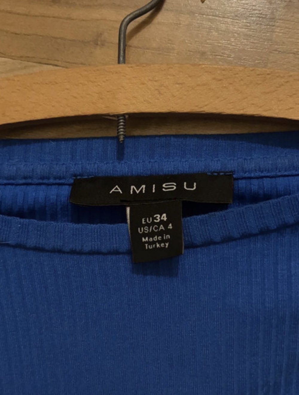 blaues Kleid