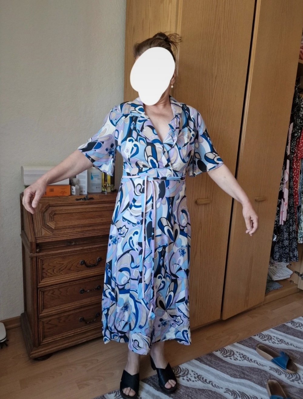Kleid mit Mustern
