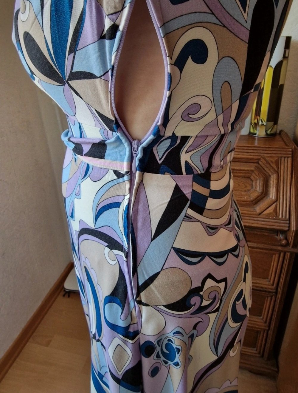 Kleid mit Mustern