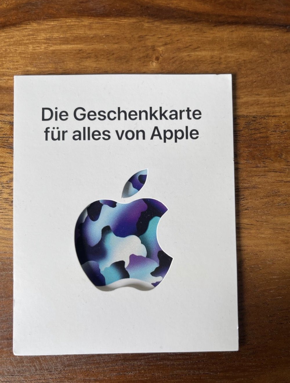 Apple Gutschein wert 30€