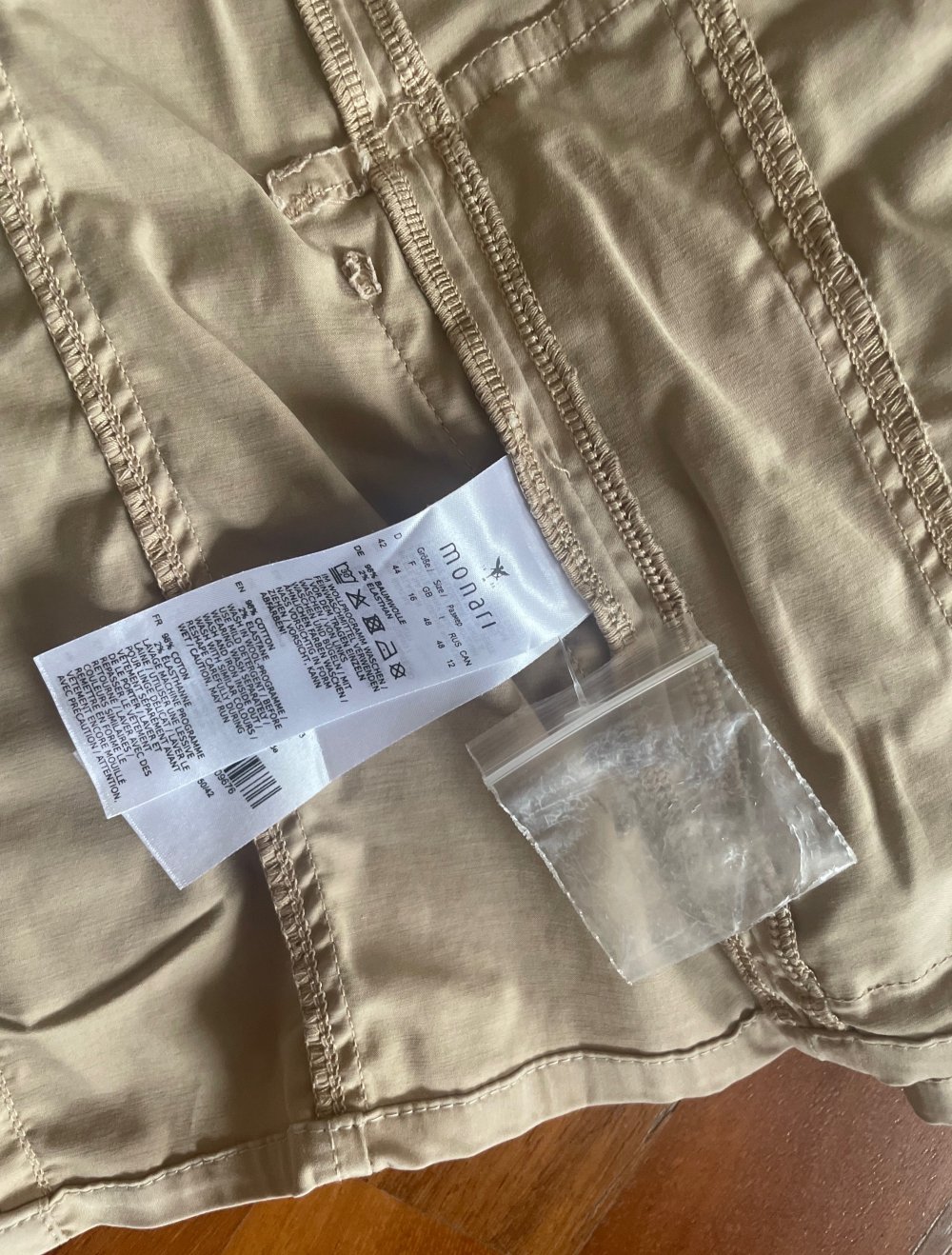 Monari Blazer Jacke Damen beige Gr 42