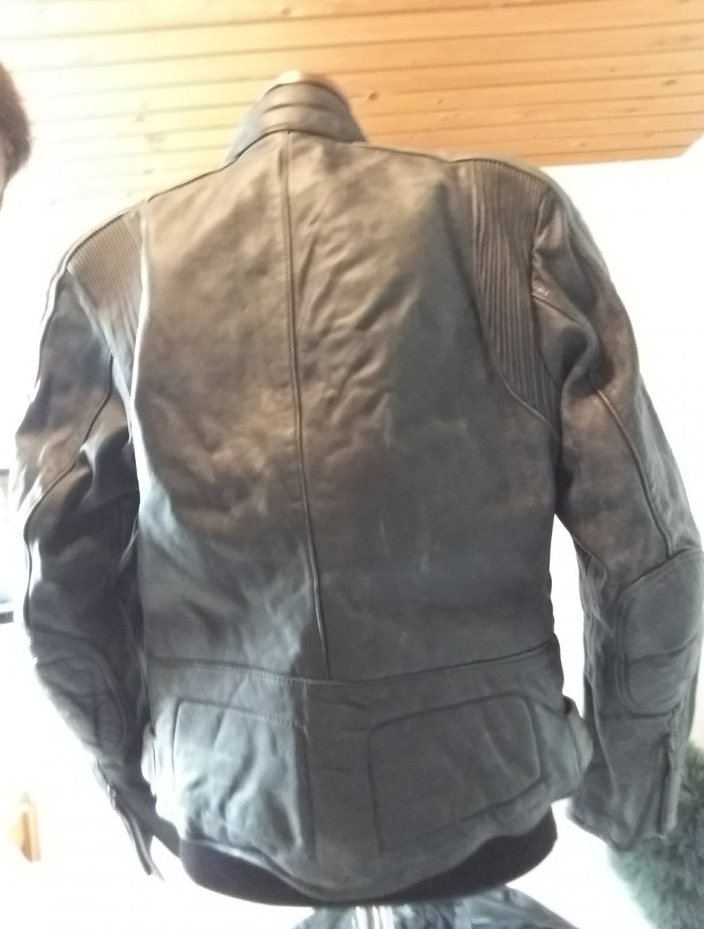 Motorrad Leder Jacke