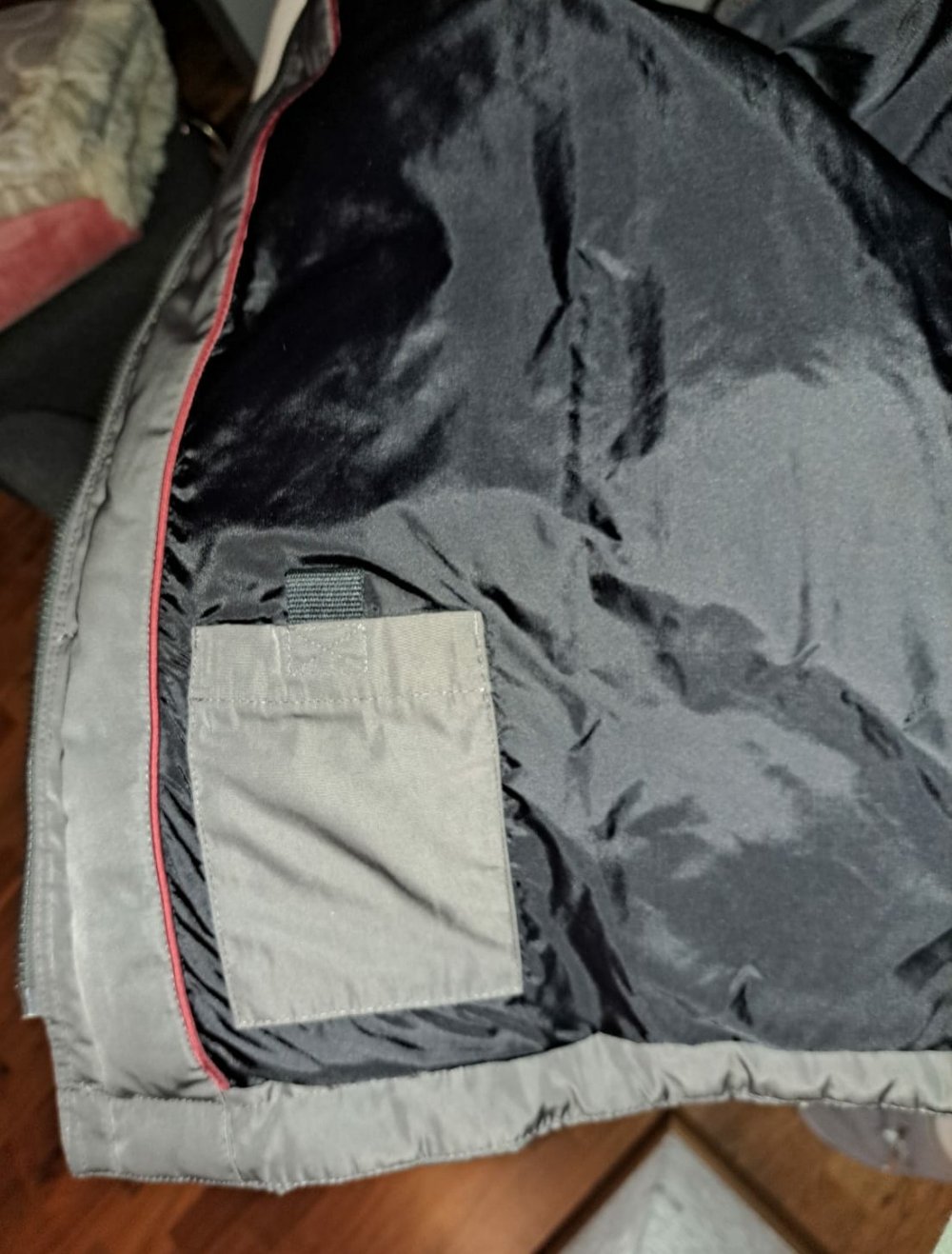 dunkelgraue Winterjacke von s.Oliver