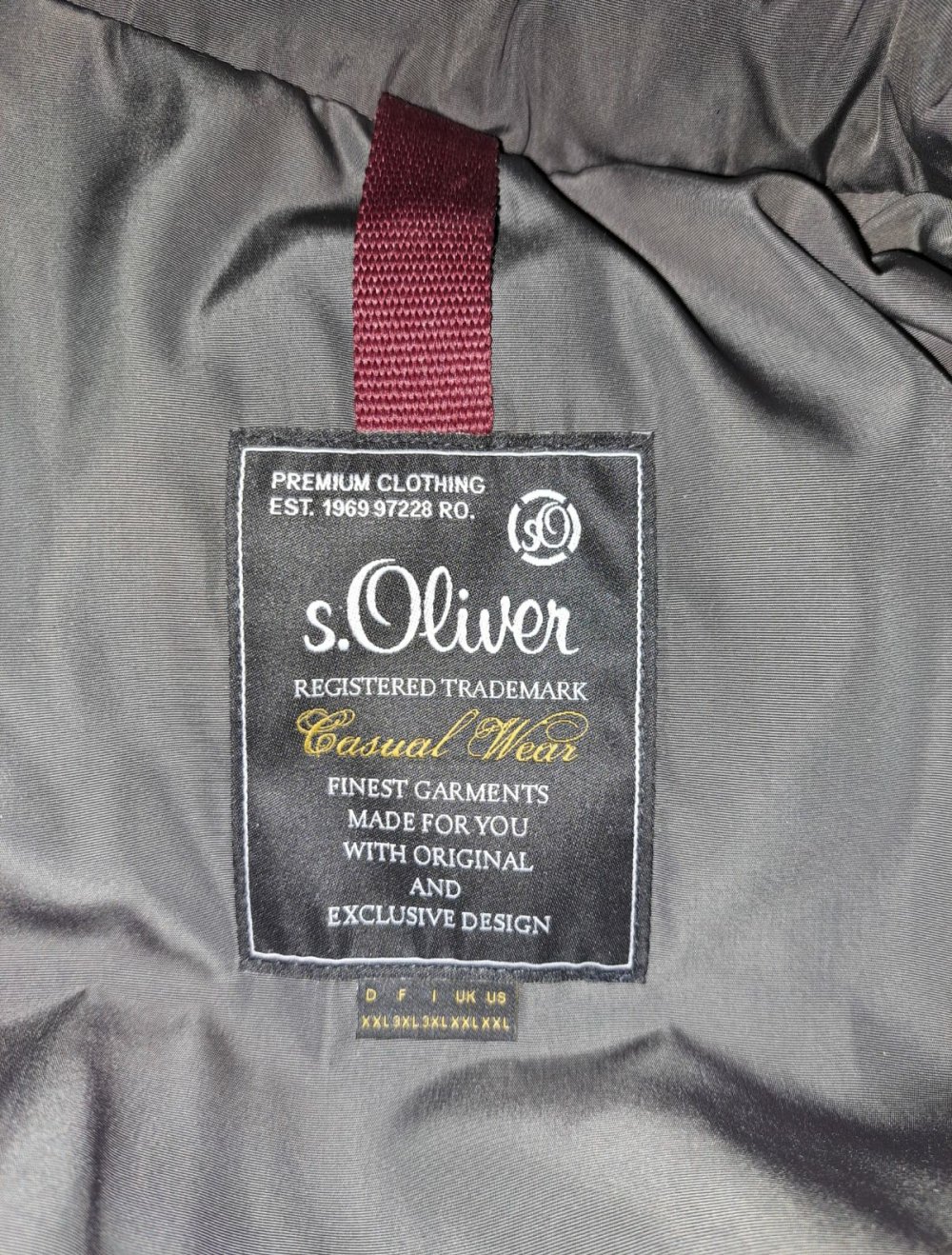 dunkelgraue Winterjacke von s.Oliver