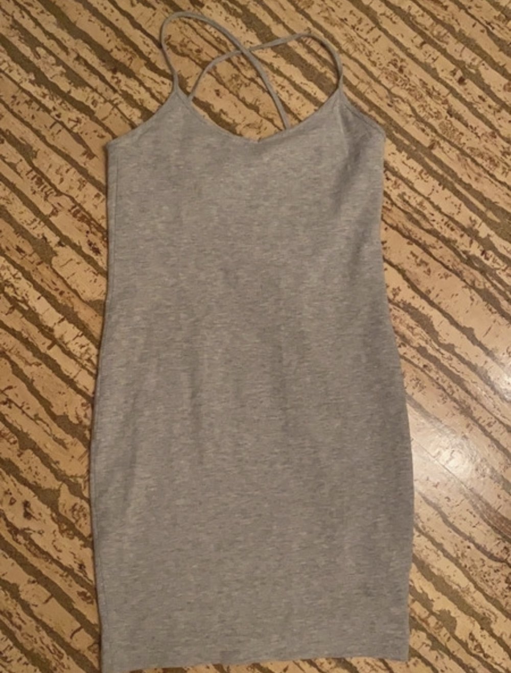 graues kurzes Kleid (M)