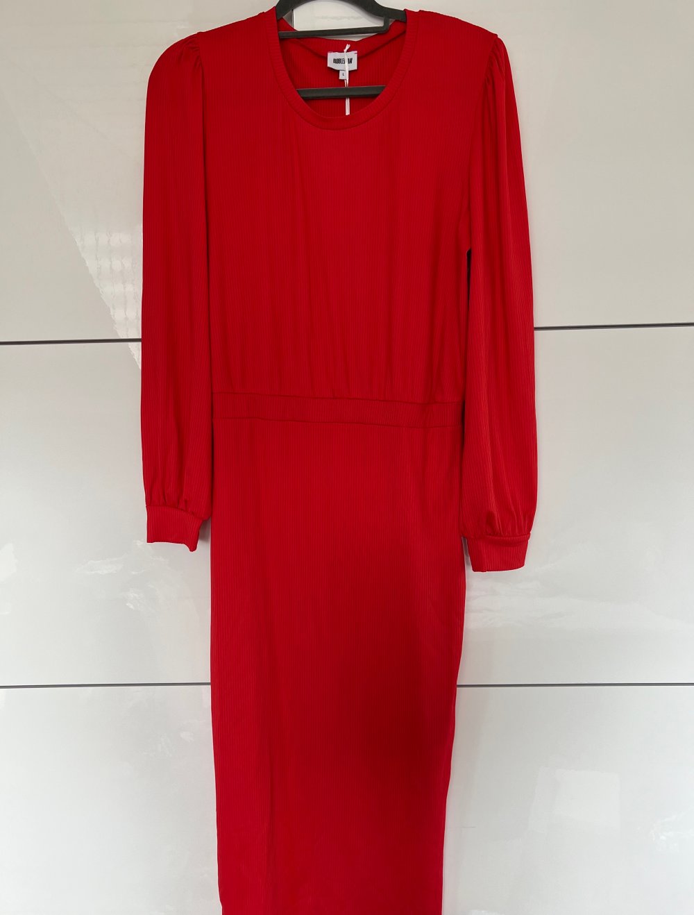 rotes langes kleid