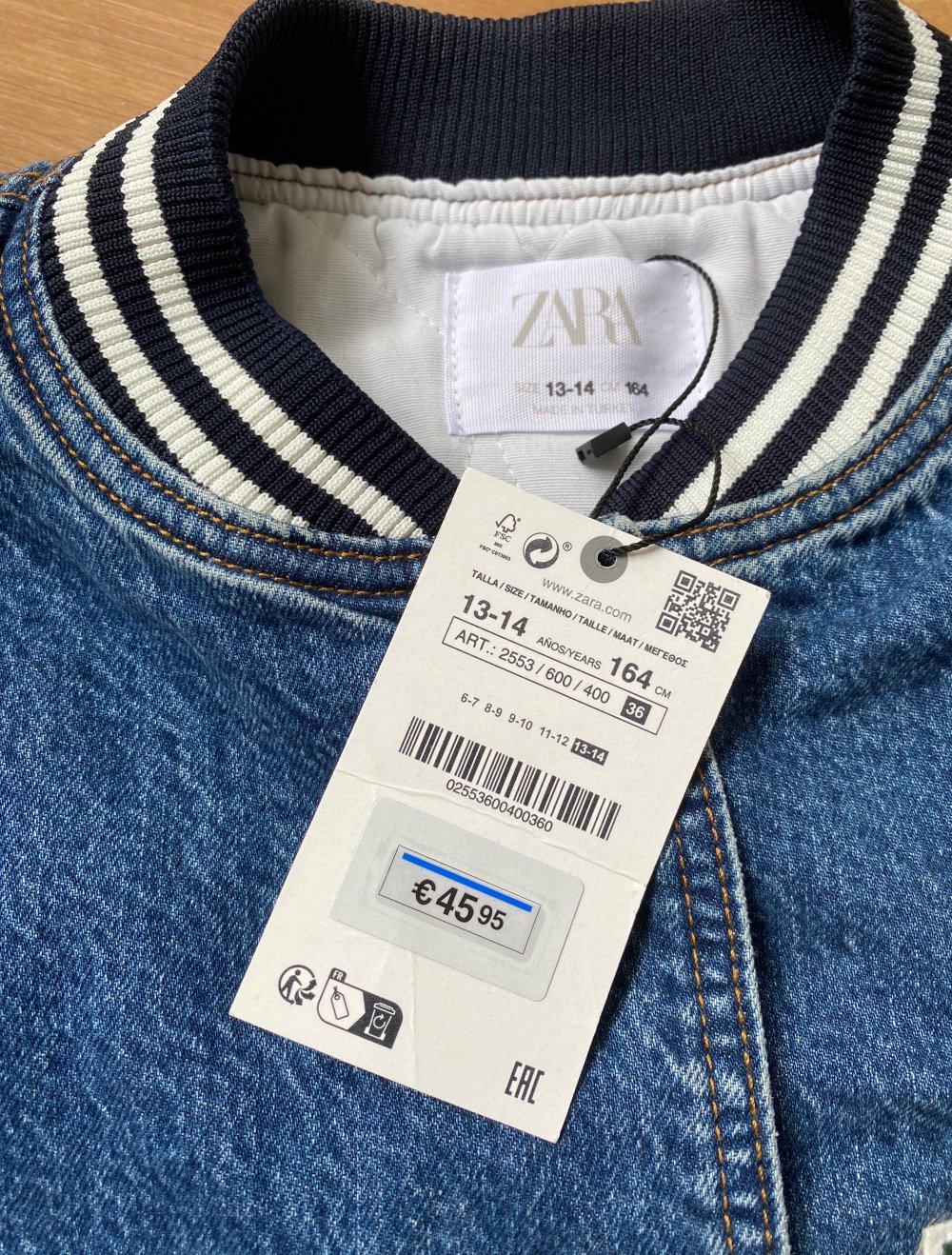 Collegejacke Zara