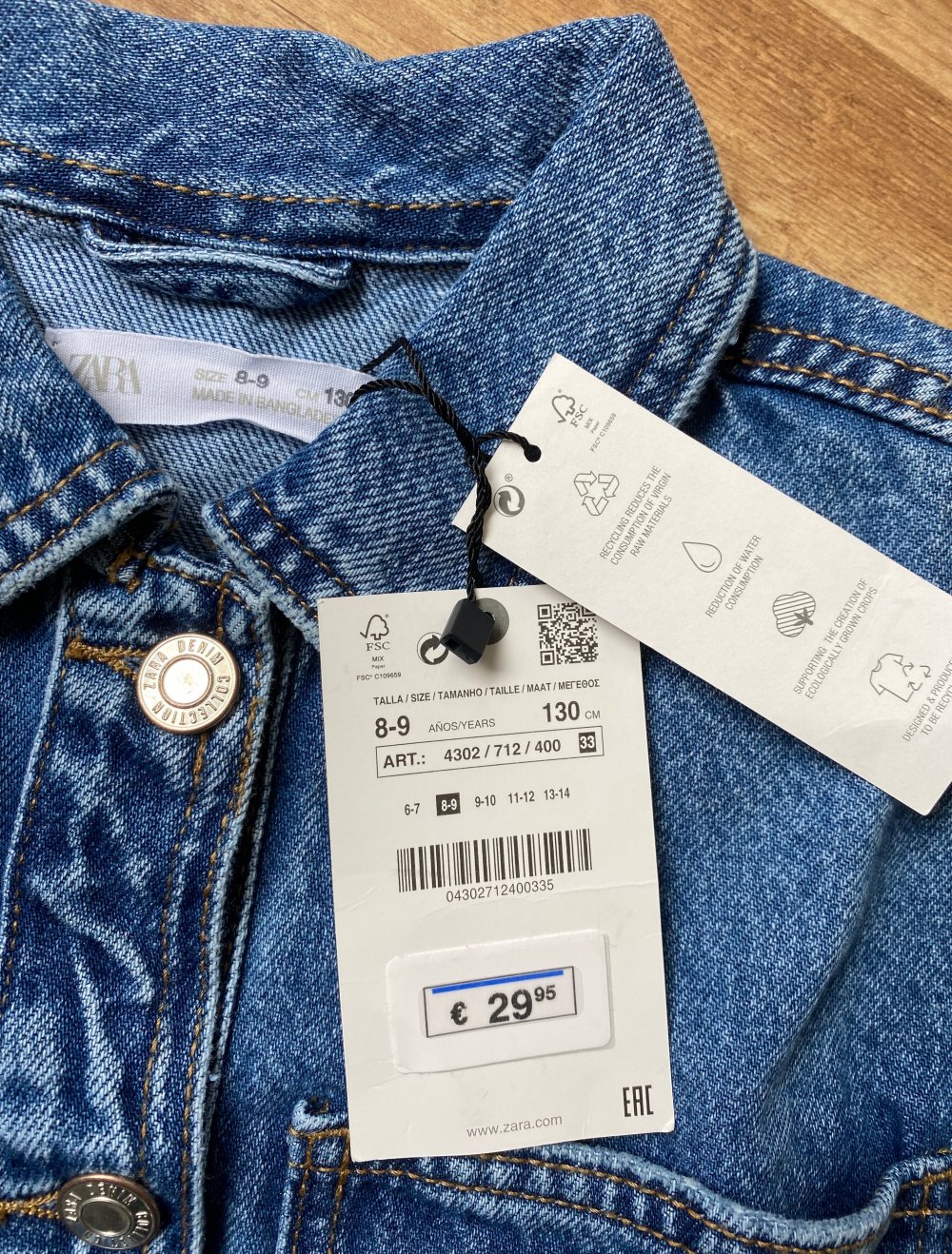 Jeansjacke Zara