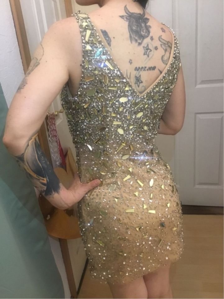 Abendkleid,Festkleid,kurzes Kleid Terani couture
