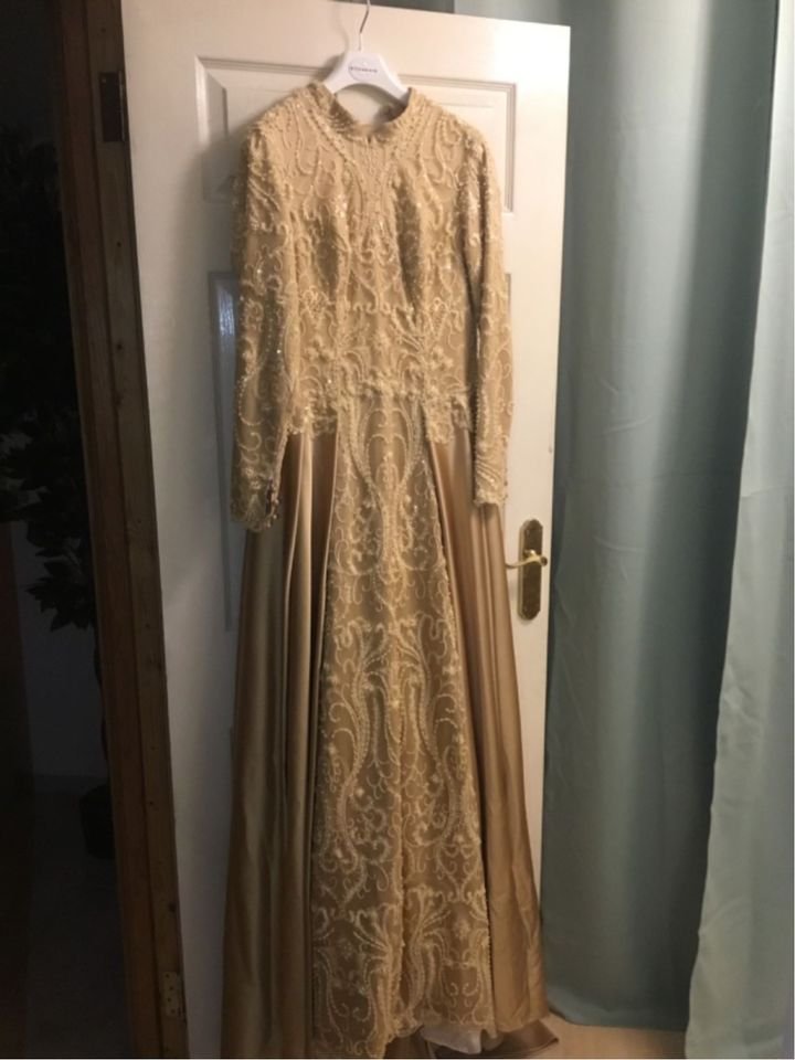 Abendkleid,Hennakleid,gold