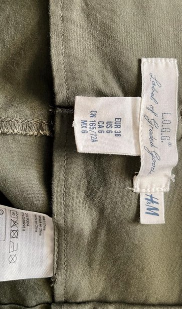 H&M chino khaki Hose 
